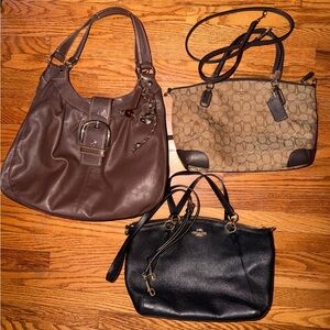 Coach Bundle 3 bags!!